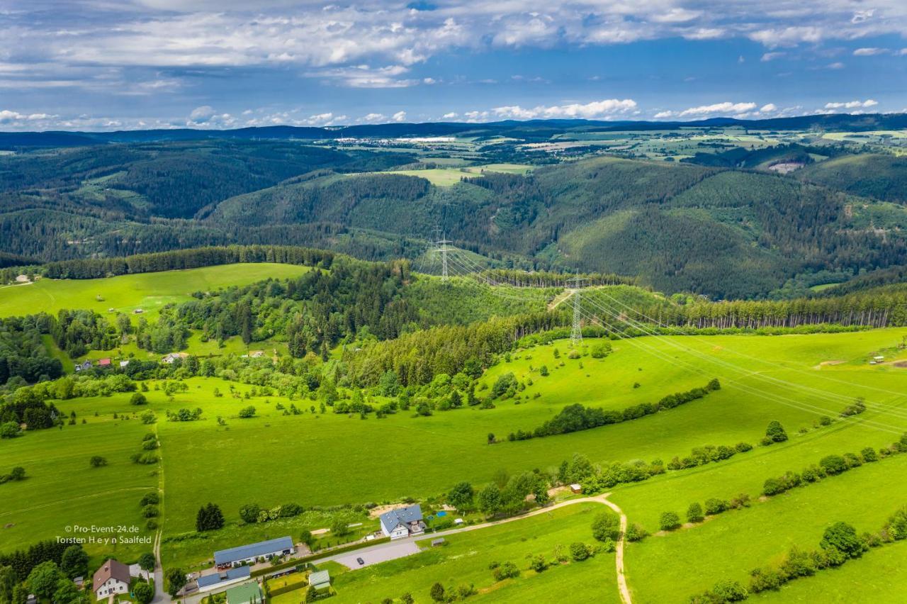 Ferienwohnung Fuchsbau Im Eg Des Ferienhauses Falkenhoehe Oberweißbach Exteriér fotografie