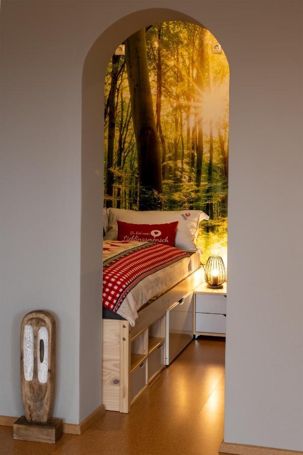 Ferienwohnung Fuchsbau Im Eg Des Ferienhauses Falkenhoehe Oberweißbach Exteriér fotografie