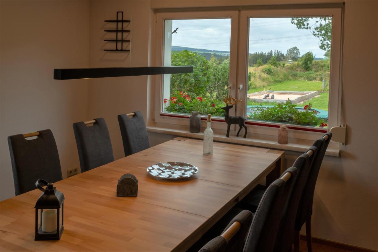 Ferienwohnung Fuchsbau Im Eg Des Ferienhauses Falkenhoehe Oberweißbach Exteriér fotografie